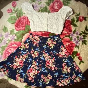 Floral skirt